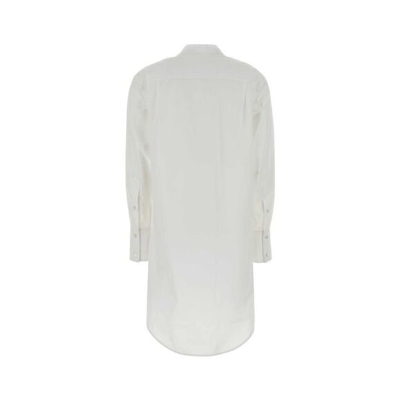 Maison Margiela Women White Poplin Shirt Dress - Picture 2 of 2